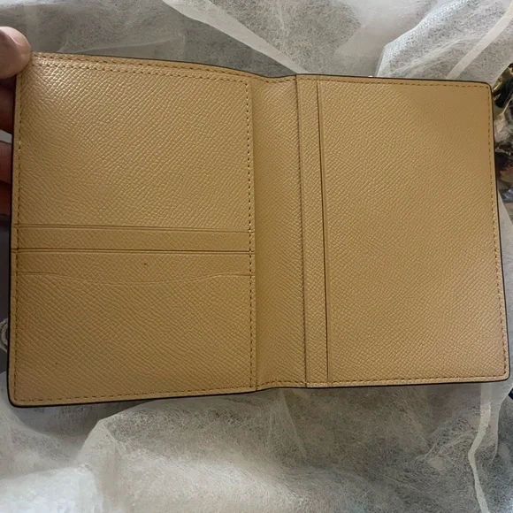 Coach Gold Starry Glitter Passport Cover - Picture 3 of 5